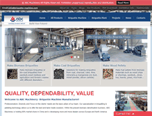 Tablet Screenshot of briquette-machine.com